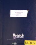 Monarch-Monarch Monomatic 20H, and 10\" Series EE Lathe, Operators and Schematic Manual-10\"-20H-EE-01